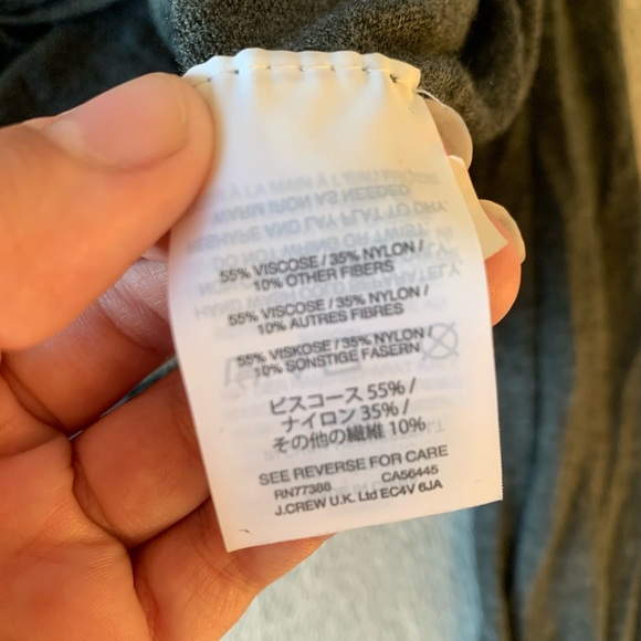 Madewell Grey Tie-Front Sweater Sz. XL - Picture 9 of 9